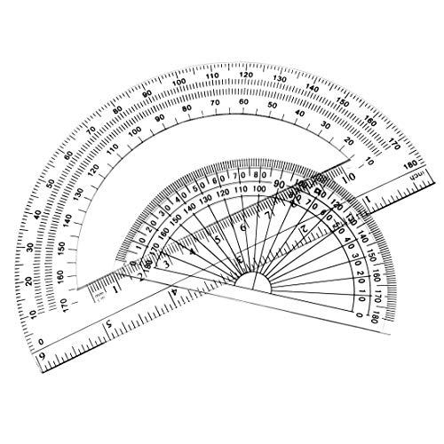 Student Drawing Compass Math Geometry Tools (5 pcs-Compass-Silver)