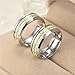 Fashion Dark Luminous ECG Ring Stainless Steel Ring Promise Heartbeat Ring Glowing Jewelry for Men Women
