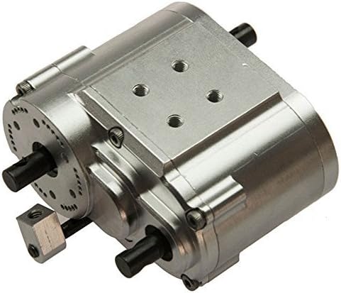 XJJ 2 Speed Aluminum Transfer Case for 1/10 RC Crawler Car SCX10 RC4WD Pack of 1pcs