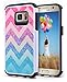 Galaxy S7 Case, NageBee Design Premium [Heavy Duty] Defender [Dual Layer] Protector Hybrid Case for Samsung Galaxy S7 (Hybrid Colorful Wave)