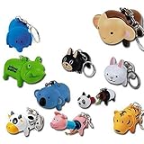 niceeshop Cute Cartoon Walk Small Animals Retractable Pen