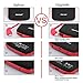 10000mAh Power Bank External Battery Portable Charger Pack with Built-in Type C and Micro USB Cable for iPhone Xs/XS Max/X 8 Samsung Huawei Android Cell Phones (Black)
