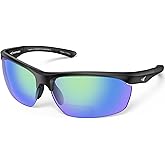 KastKing Tugaloo Semi-Rimless Bifocal Polarized Reader Sunglasses, Bi-focal x1.5 x2.0 x2.5 Magnifications, UV Protection