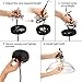 LEONLITE 1-Light Industrial Clear Glass Pendant Light Fixture, UL Listed, E26 Base, Edison Vintage Style Lampshade, Adjustable Height, for Kitchen, Dining Room, Restaurant, Cafe