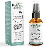 Biofinest Hyaluronic Acid Serum: with Rosehip/ Vitamin C / E - Anti Wrinkle Anti Aging - Advanced Hydration Formula