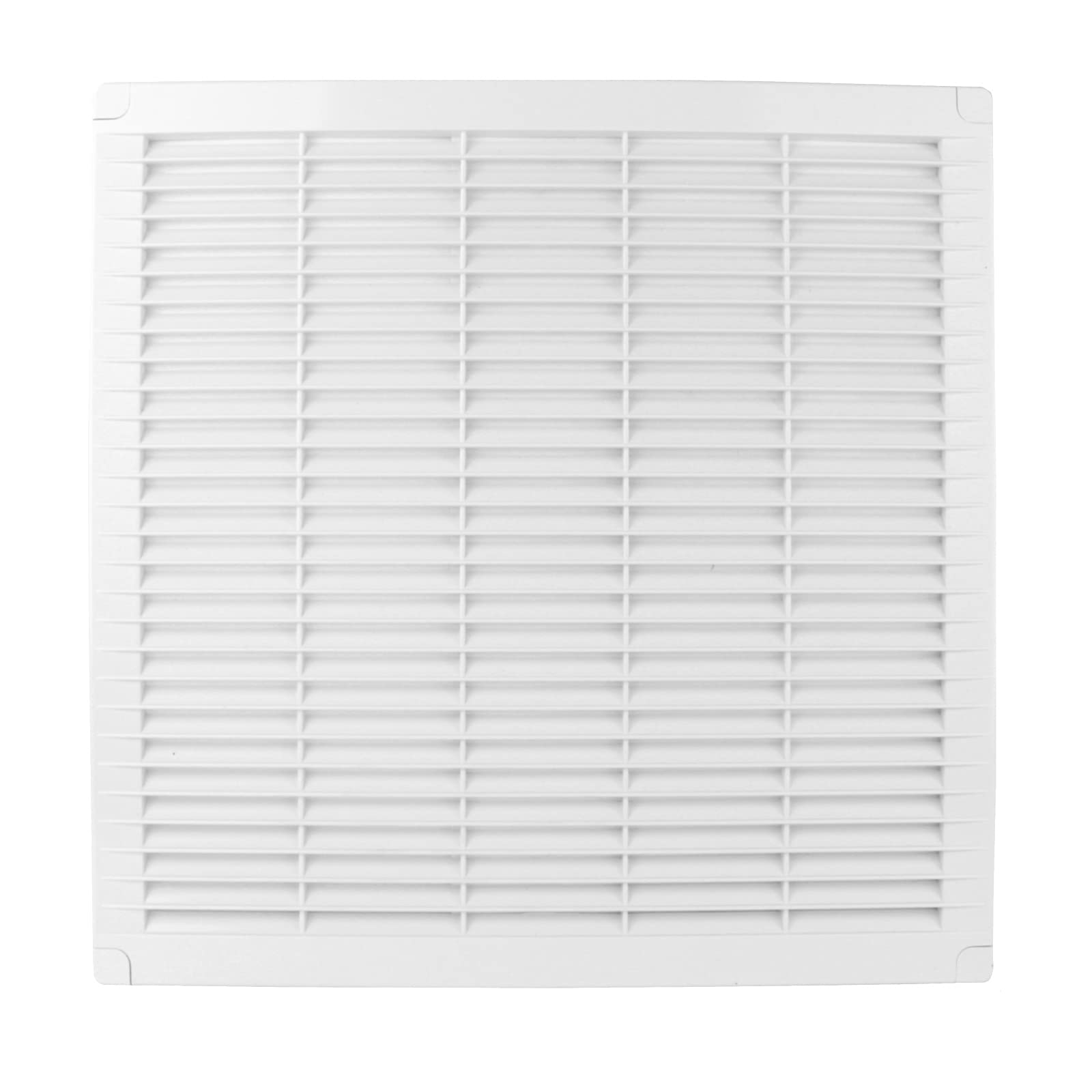 VONLIS® Ventilation Grille Exhaust Grille Slat Grille Plastic Square 300 x 300 mm White