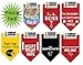 7 PACK BANDANAS - Popular Pack, One Size Fits Most for Medium to Large Dogs