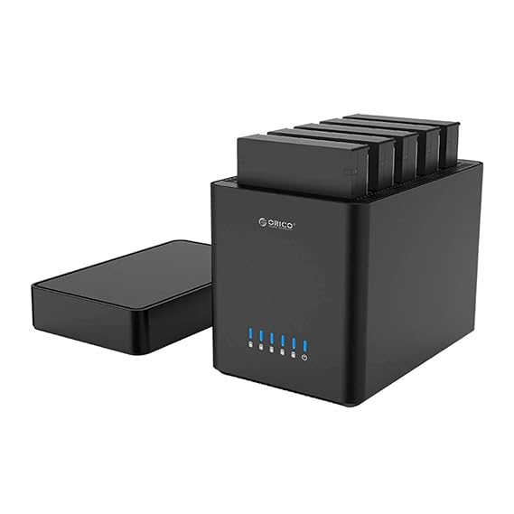 ORICO Tool-Free 5 Bay USB 3.0 3.5 Zoll Magnetic-Type Festplattengehäuse für 3.5“ SATA Externe Festplatte Gehäuse SATA3.0 Unte