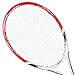 Senston Adult Tennis Racket Prestrung Tennis Racquet 27 inch Strung with Cover,Tennis Overgrip, Vibration Damper(Red)
