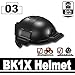BK1X Tactical Helmet (Black) - Custom Minifigure Piece
