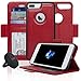 Navor Detachable Magnetic Wallet Case and Universal Car Mount Compatible for iPhone 7 Plus [RFID Protection] [Vajio Series]-Red