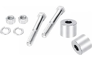TDZ 1'' Inch Rise Handlebar Risers Extension For Harley 1-1/4'' Handlebars Motorcycle Spacers，Chrome