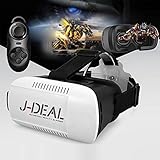 J-DEAL 3D VR Virtual Reality Headset 3D Glasses Adjust Cardboard VR BOX For 4.7~6