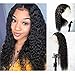 360 Lace Frontal Wigs 180% Density Water Wave Human Hair Wigs with Baby Hair for Black Women Natural Color 18inch