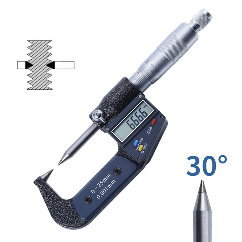 Micrometro Digitale 0,001 Mm - Calibro Elettronico Esterno Per Misurazioni Di Precisione (25-50mm) - Foto 3