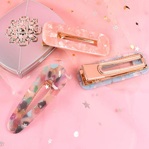 Hair Clips for Women Girls Ladies Elegant 10 Pcs Hair Styling Tools Fashion Hair Accessories for Birthday Valentine Day Gifts and Party Wedding Daily Bling Hairpins Headwear Barrette Styling Tools - Thumbnail 6