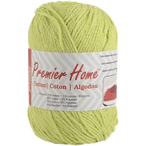 Premier Yarns Solid Home Cotton Yarn, Lime Green