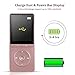 AGPTEK A20 8GB MP3 Player with FM Radio/Voice Recorder, 70 Hours Playback and Expandable Up to 64GB with Independent Lock & Volume Control, Rose Gold