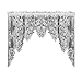 Heritage Lace Dogwood 70-Inch by 38-Inch Drop White Swag Pair