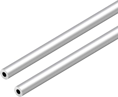 VictorsHome 6063 Aluminum Round Tube 8mm OD 2mm Wall 300mm Length Seamless