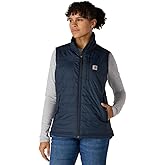 Carhartt Women's Rain Defender Nylon Insulated Mock-Neck Vest