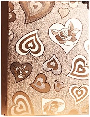 TYJY- Insert Gold PU Album, White Particles Within The Core, 6-inch 200 Photos