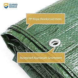 GUARD SHIELD Tarp Green 9x15 Feet Multi Purpose