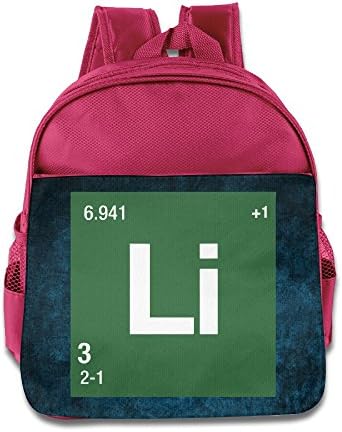 Lithium Chemical Elements School Child Backpack Boys Girls Bags Pink