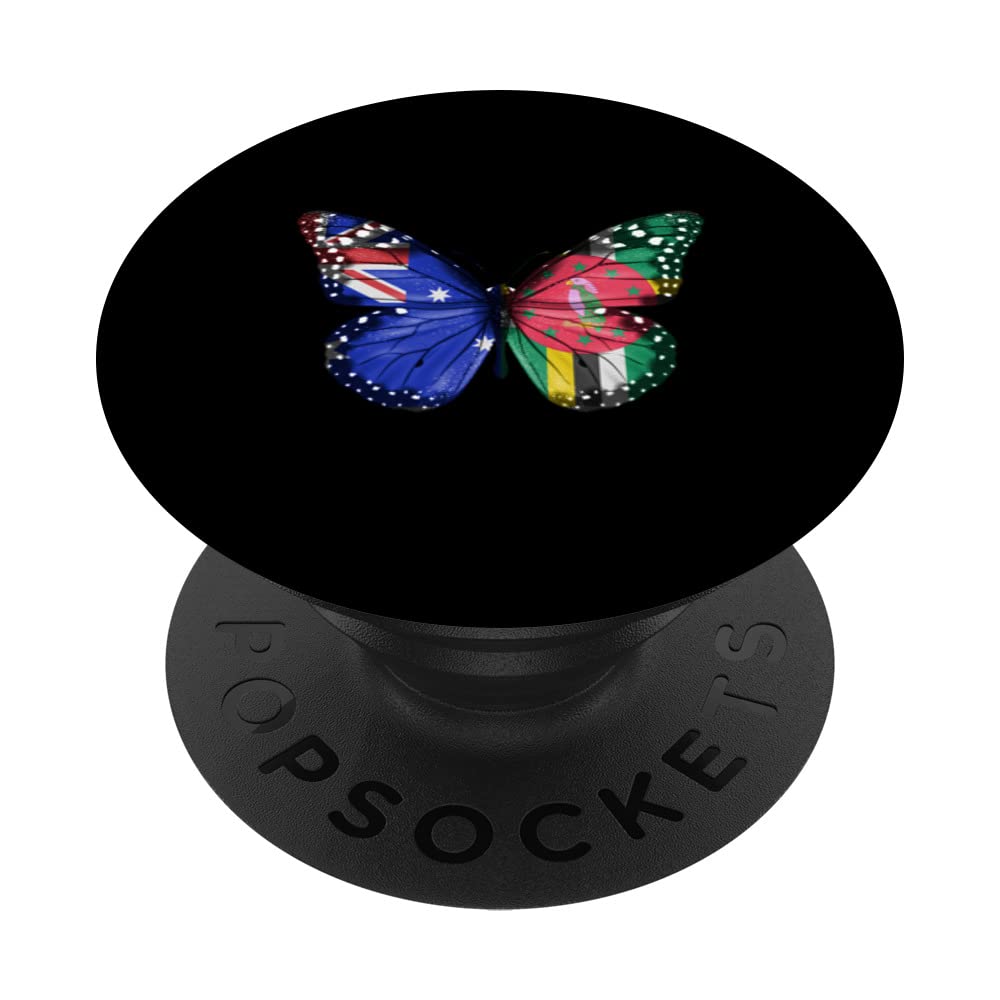 Australian Dominican Flag Butterfly PopSockets Swappable PopGrip