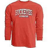 Blue 84 NCAA Unisex-Adult NCAA Officially Licensed Long Sleeve T-Shirt Team Color Dyed Ringspun Vintage