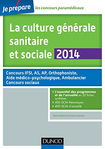 La  culture générale sanitaire et sociale