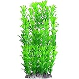 Mudder Fish Tank Artificial Plants Aquarium Decoration 10 Inch, Green