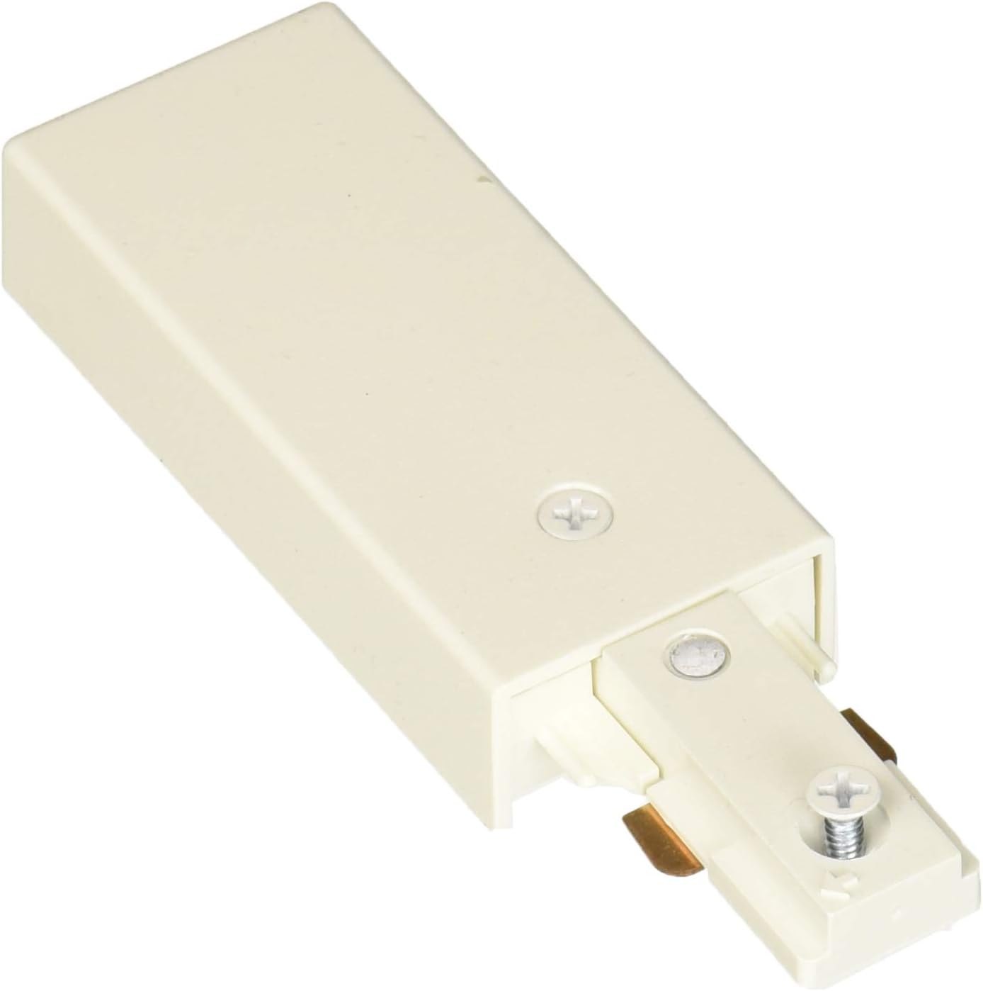 Lithonia Lighting T38 WH LED End Feed Connector, 12 Volts, White