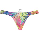 OROCOJUCO Sport Mens Print Thong Swimsuit Contour Pouch Bikini Swimwear Board Surf Short Trunks Swim Tangas