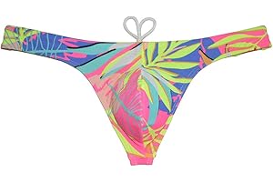 OROCOJUCO Sport Mens Print Thong Swimsuit Contour Pouch Bikini Swimwear Board Surf Short Trunks Swim Tangas