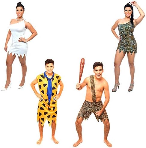 Fantasia Vilma Fred Pedrita E Bam Bam Familia G Amazon Com Br