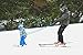 Slope Ropes - Kids Ski Trainer | The Easiest Way Kids Learn to ski. (Purple/Pink)
