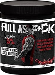 Rich Piana 5% Nutrition FULL AS F*CK Overdosed Nitric Oxide Booster (Fruit Punch