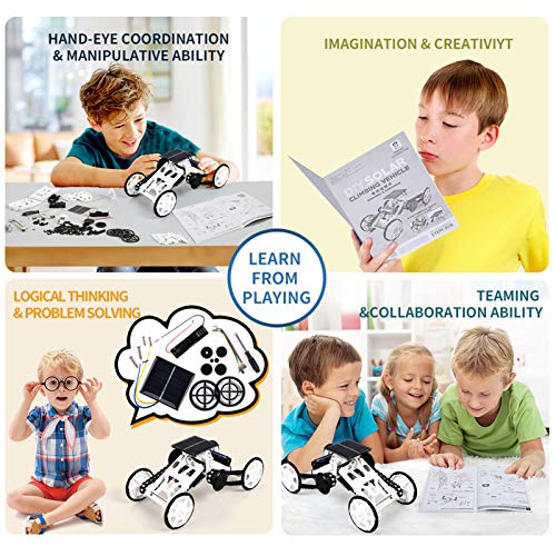 Lucky Doug STEM Science Toys Kit for 12 Year Old Kids, 4WD Climbing