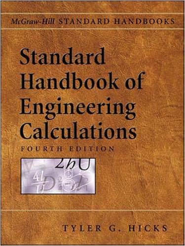 Standard Handbook Of Engineering Calculations Hicks Tyler 9780071427937 Amazon Com Books