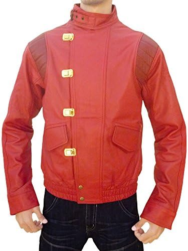 Outfitter Jackets Men's Red Leather Kanedy Akira Jacket XXX-Large Red