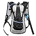 MUSETECH Hydration Pack with 2L Backpack Water Bladder for Hiking Running Biking Color Black