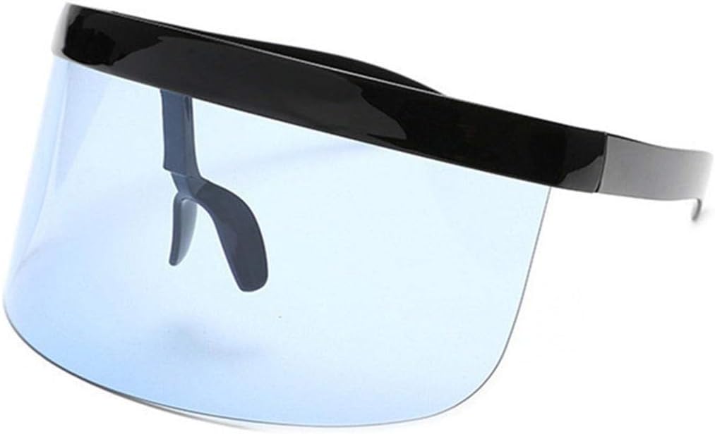Detailorpin Unisex Practical Sun Protection Anti Voyeur Protective Face Shield Sunglasses