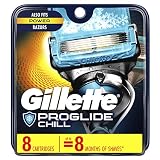 Gillette ProGlide Chill Men's Razor Blades, 8 Blade Refills