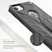 ZIZO Static Series for iPhone 8 Case Military Grade Drop Tested with Built in Kickstand iPhone 7 iPhone 6s Case Black Black