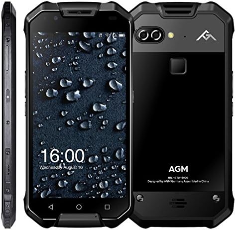 AGM X2 6GB+64GB Triple Proofing Phone, Fingerprint Identification, Dual 12.0MP Back Cameras, 6000mAh Battery, IP68 Waterproof Dustproof Shockproof, 5.5 inch Android 7.1 Network: 4G