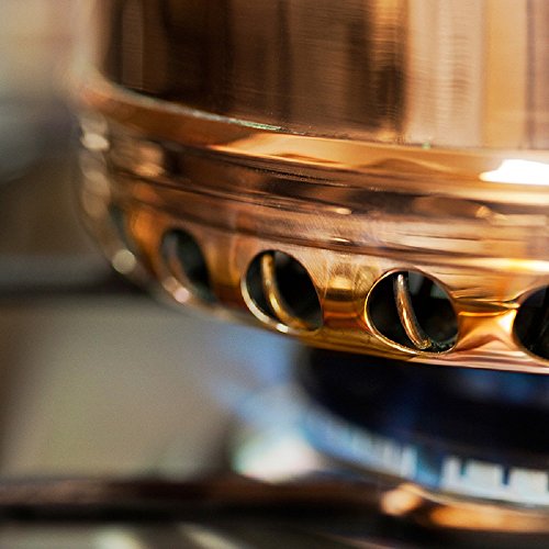 Simplex Kettles Buckingham Solid Copper No. 1 Copper Finish 1.9 Quart