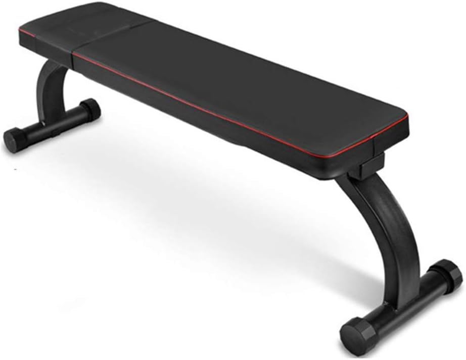 RUIXINBC Adjustable Weight Fitness Bench, Multi-Function Household Folding Dumbbell Table Single Function Flat Supine Board Exercise Bench