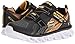 Skechers Kids Boys' Hypno-Flash Light Up Loafer, Charcoal/Gold, 1.5 M US Little Kid