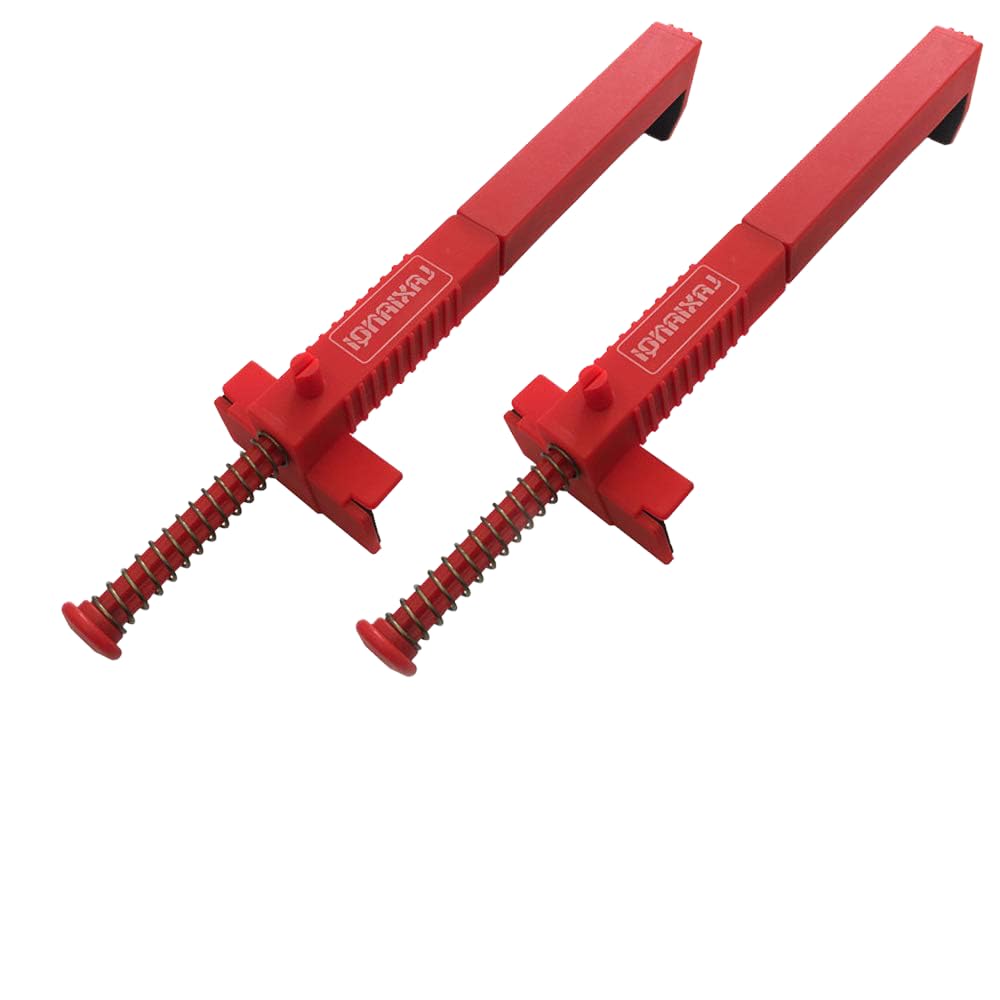 Tom tool LXQ 7.9-9.4 Inch Extended Upgrade Brick Line Clips Line Runners Sold in Pairs,Red